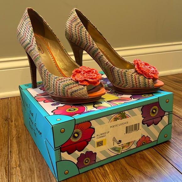 Last Chance! Poetic Licence “All Mixed Up” Heels 9 - Picture 1 of 11